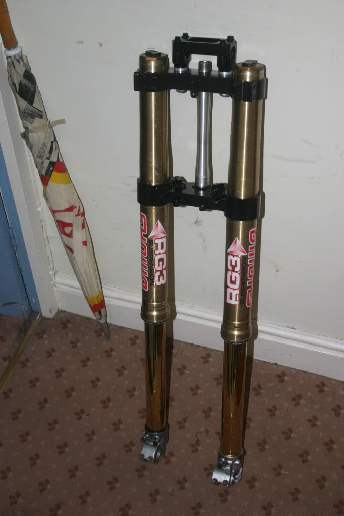 CRF suspension for sale, WP Trax shock, Showa A Kit forks